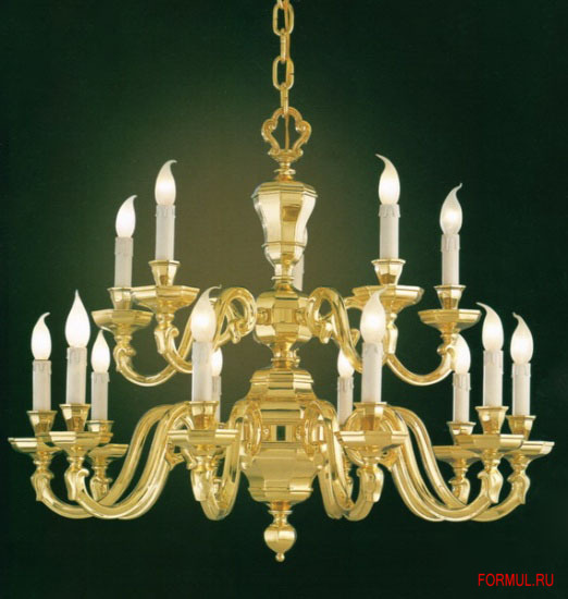 Люстра Possoni Illuminazione 1907/10+5 ORO